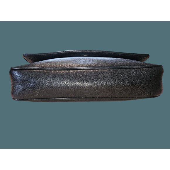 Michael Michael Kors Leather Double Gold Chain Shoulder Flap Bag - Picture 6 of 15